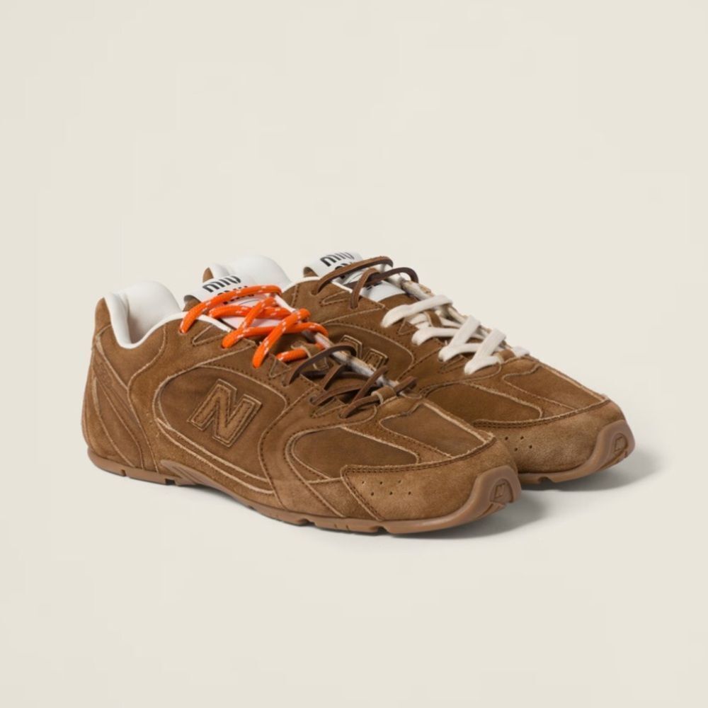 New Balance X Miu Miu 530 SL suede sneakers